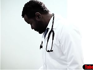 big black cock physician exploits dearest patient into anal hook-up exam